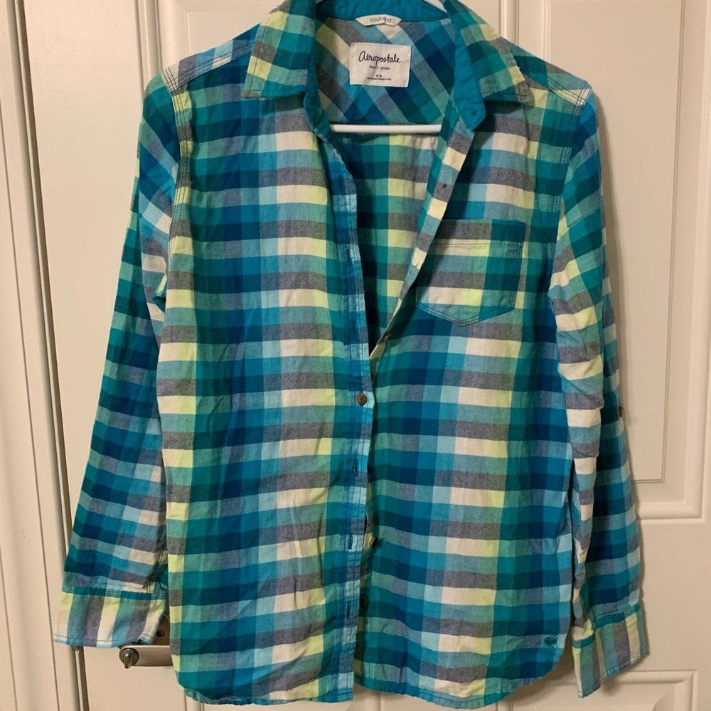 Women’s flannel button up